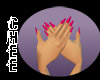 *Chee: Toxic Pink Nails