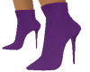 purple boots heels