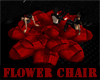 (kmo) Red flower Chair