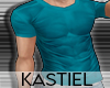 K| Teal Fitted Shirt