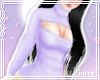 琴. Fall sweater lilac
