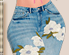 Floral  Jeans