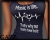 MUSIC IS LIFE T TOP