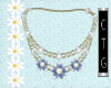 CTG DAISY NECKLACE/PEARL