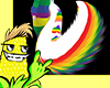Rainbow Pride Furry Tail