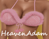 Fluffy see through pink