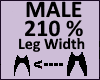 Leg Thigh 210% Male
