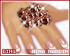 [NN] Ring Diamond Copper