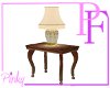 End Table With Lamp