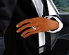 Marco onyx wedding ring