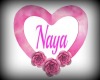 "Naya" Girly Name Sign