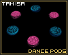 Dance Pods - Pink Blue