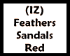 (IZ) Feathers Red