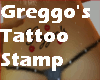 Greggo's Kissy Tattoo