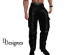 black lether bikers pant