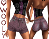 Classy shorts pale purpl