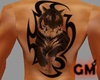 GM. Back Tiger Tattoo