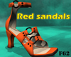 Red sandals