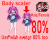 80% Teens BodyScaler F/M