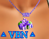 Necklaces violets