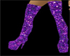 Glitter Boots Purple