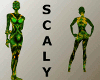 Green & Gold Scaly skin 