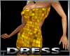 Gold Sequin Club Dress