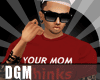 (D) Your Mom Think l Red