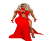 sexy gown red