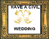 Civil Wedding Sign