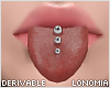 Pierced Tongue 6 F