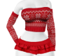 Xmas Sweater Set Red