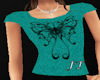 *JT* Teal Butterfly w