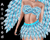 blue feathers angel F