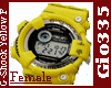[Gio]G-SHOCK YELLOW FEMA