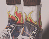 E_flaming socks (M)