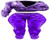 2Pc Prple Hrt Sweat Set