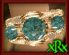 Gold Turquoise Bracelet