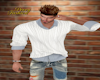 dress shirt and sweater