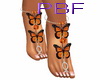 PBF*Monarch Foot Bling