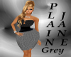 PlainJane Grey DressXtra