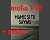 mami si tu savais + pian
