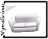 white leather couch