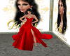 MADISON HOT RED GOWN