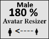 Avatar scaler 180% Male