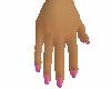 hot pink dainty hands
