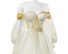 gold elegant gown