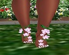 Lavender Floral Feet