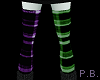Purple&Grn Plaid Legging