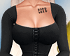 P. Leno Long Dress Black